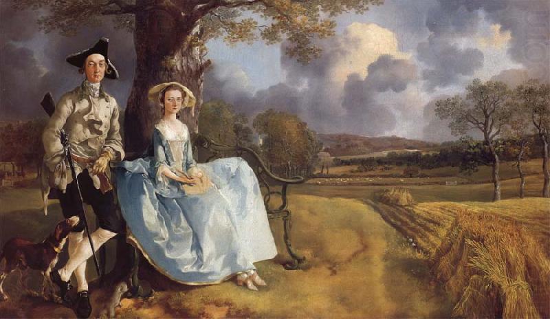 Thomas Gainsborough Mr and Mrs. Andrews china oil painting image